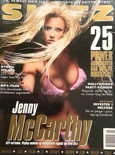 Slitz (danska utgåvan) juli/augusti 2000 Jenny McCarthy