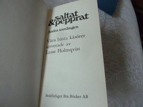 SALTAT & PEPPRAT, DEL. 2, L. HOLMQVIST, 1972,  BÖCKER