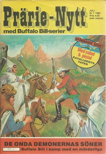 Prärie - Nytt med Buffalo Bill serier Nr. 7 1980