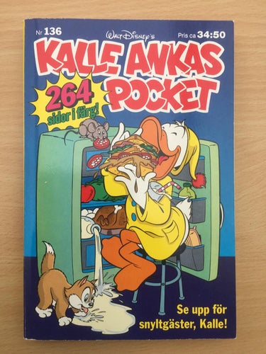 KALLE ANKAS POCKET - Nr 136 - Se upp för snyltgäster, Kalle!
