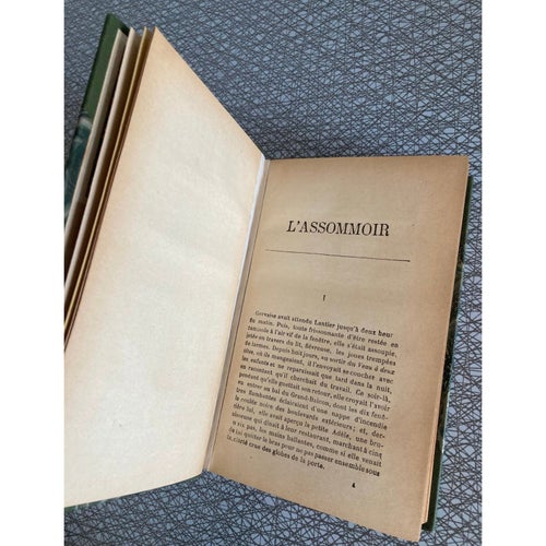 L'Assommoir av Émile Zola. Tryckt 1901.