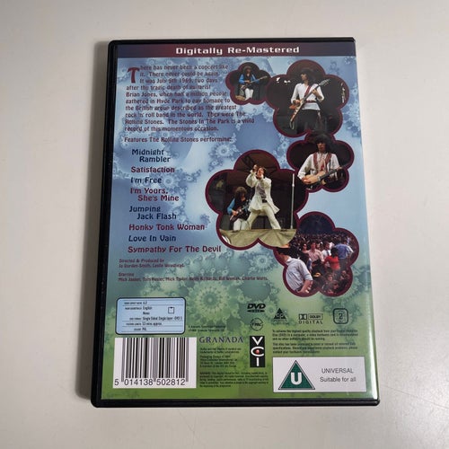 DVD - the Rolling Stones. The Stones in the Park. Live