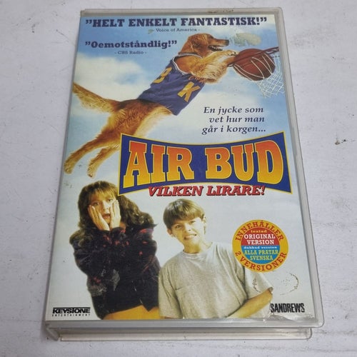 Air Bud Sandrews VHS film hyr