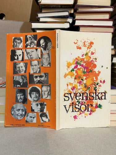 Svenska visor En antologi FIB:s lyrikklubb, bok, Very good plus