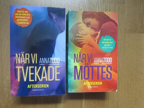 NÄR VI TVEKADE och NÄR VI MÖTTES av Anna Todd, 2019