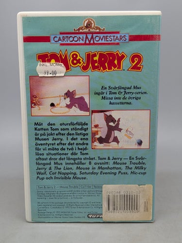 Tom & Jerry 2 - En svårfångad mus - Svenskt tal - VHS