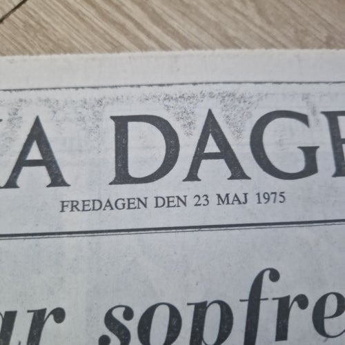 Svenska Dagbladet 23 Maj 1975