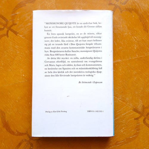 Graham Greene Monsignore Quijote 1983