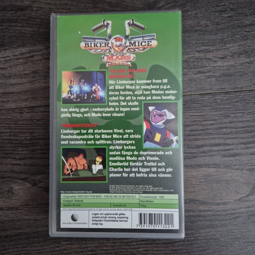 Biker Mice From Mars - En Mus Och Hans Motorcykel VHS