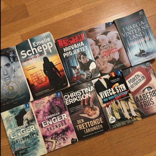 Bokpaket deckare / thriller