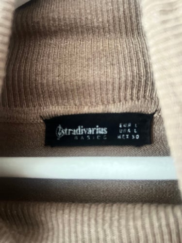 Stradivarius brun tröja, storlek L