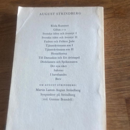 Giftas 1-2 av August Strindberg (Okänt År)