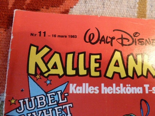 KALLE ANKA & C:O NR11, 1983,