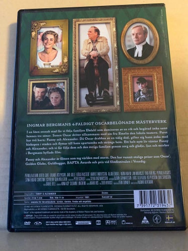 Fanny & Alexander, dvd