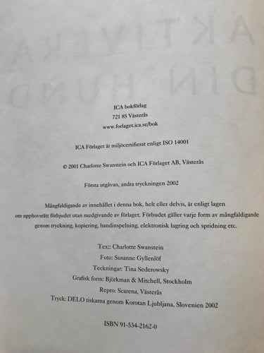 AKTIVERA DIN HUND Charlotte Swanstein 2002