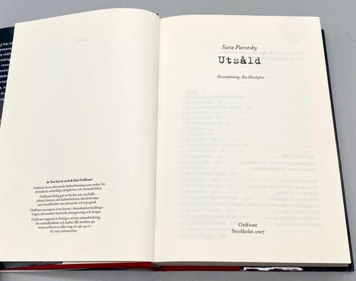 Utsåld av Sara Paretsky