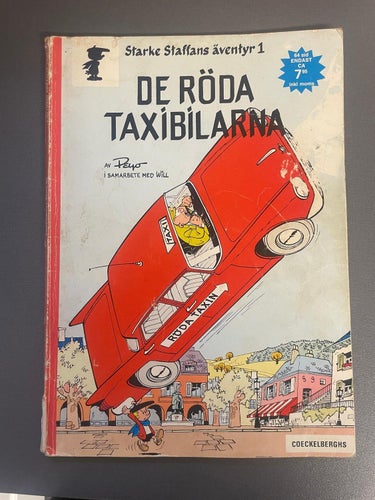 Starke Staffans Äventyr -De Röda Taxibilarna. Första upplaga