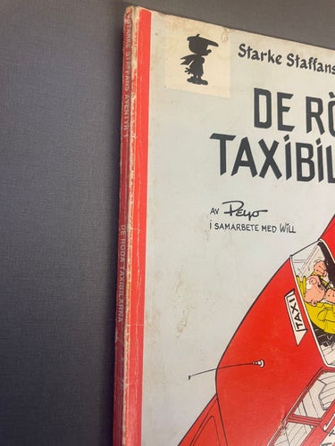 Starke Staffans Äventyr -De Röda Taxibilarna. Första upplaga