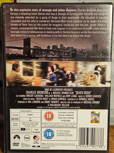 Death Wish – Action / Thriller – 1974 – DVD