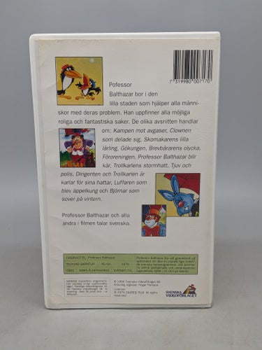 Professor Balthazar - 1976 - Svenskt tal - VHS