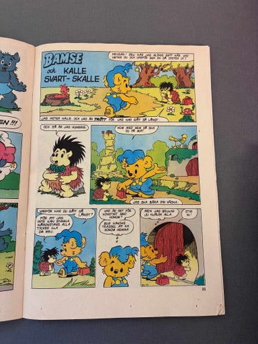 Bamse nr 7 1980 med serien om Kalle svartskalle