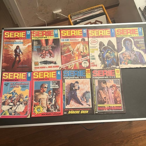 9 st SERIE magasinet 1978-1983