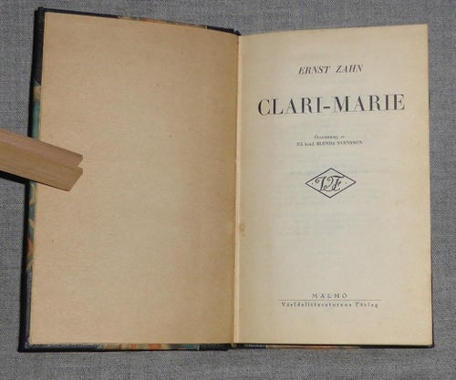 Ernst Zahn - Clari-Marie