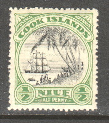 ENG. KOLONIER - COOK ISL - 1932 - JAMES COOK LANDNING **