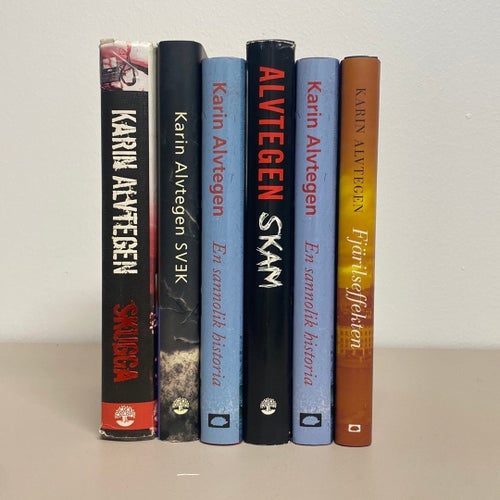Karin Alvtegen x6 - Skugga, Svek, Skam, En sannolik historia, Fjärilseffekten