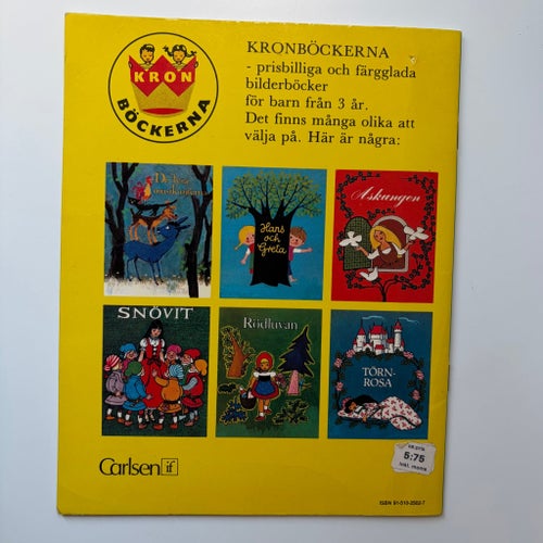 Hans och Greta häftad barnbok saga 1980 retro