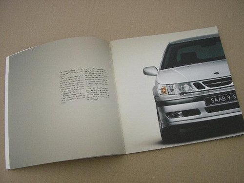 Försäljningsbroschyr SAAB 9-5 1999