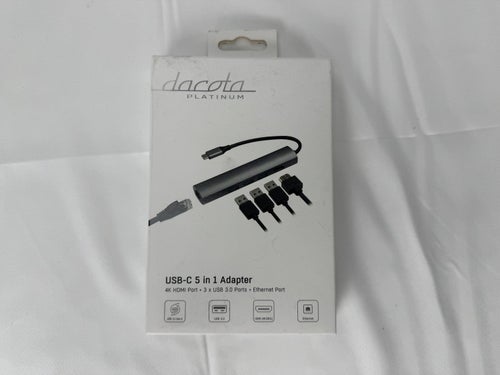 NY Dacota Platinum 5 In 1 USBC-adapter