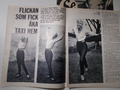 SE Nr 40 1962 VM Boxning Liston Patterson två sektioner Ragna Nyblom