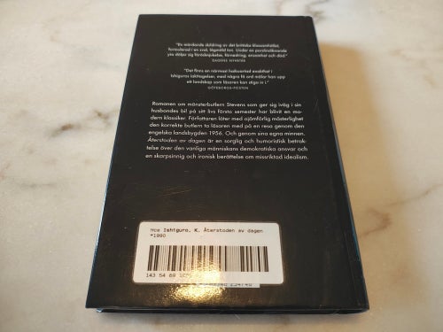 Återstoden av dagen av Kazuo Ishiguro - Inbunden