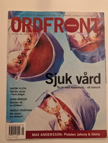 Ordfront Magasin no 5/2001, september