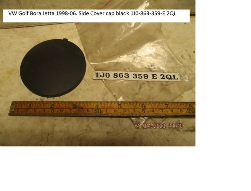 VW Golf Bora Jetta 1998-06. (Side Cover) Lock Svart 1J0-863-359-E 2QL