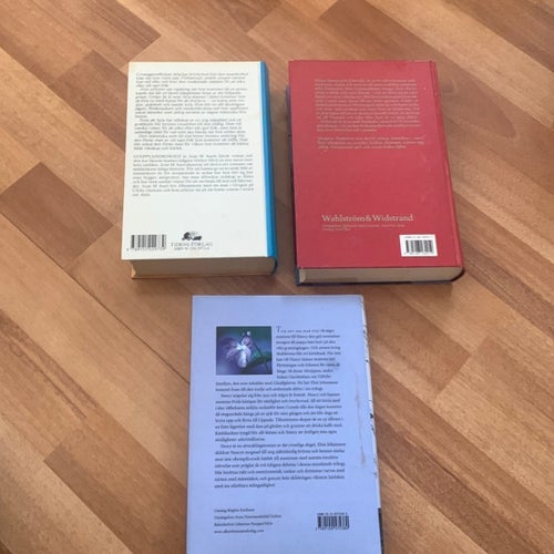 Bokpaket: 3st inbundna böcker
