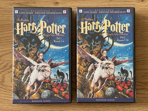 Harry Potter och Fången från Azkaban kassettbok Del 1 och Del 2