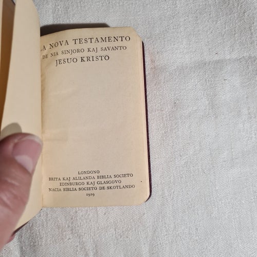 La Nova Testamento, 1929