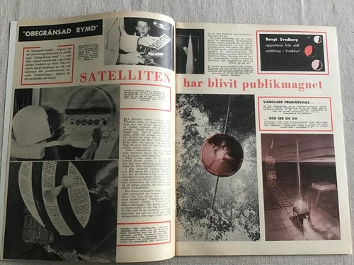 TEKNIK FÖR ALLA NR 6 1957 SATELITER,SÖDERTÄLJE SCANIA VABIS,ATOMKRAFTVERK,PEUGEO