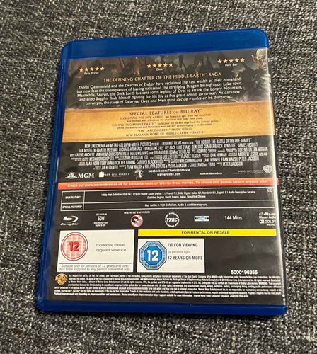 THE HOBBIT - FEMHÄRADSSLAGET (2014) UK IMPORT I MKT FINT SKICK!