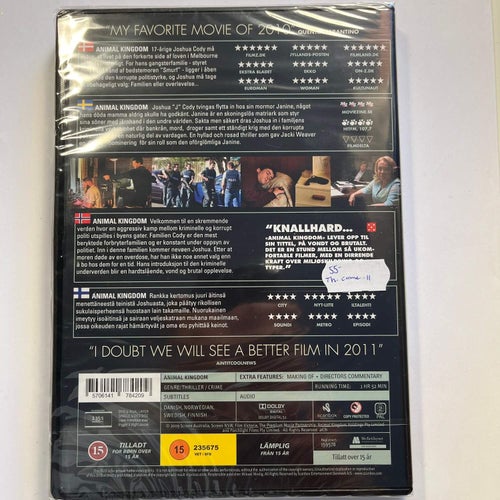 ANIMAL KINGDOM. DVD THRILLER / CRIME -11. INPLASTAD
