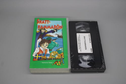 Skattkammarön - Tecknad - INPLASTAD (VHS)