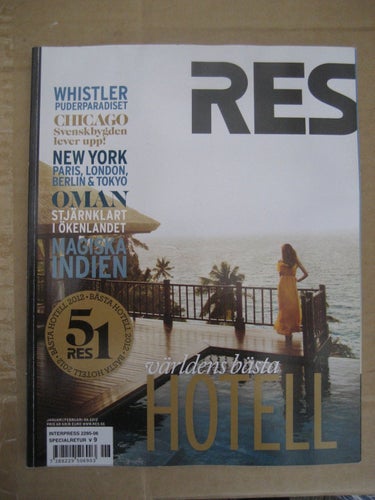 Res Nr:6-2012 (Whistler, Oman, Indien, Världens bästa Hotell, Guide: Chicago)