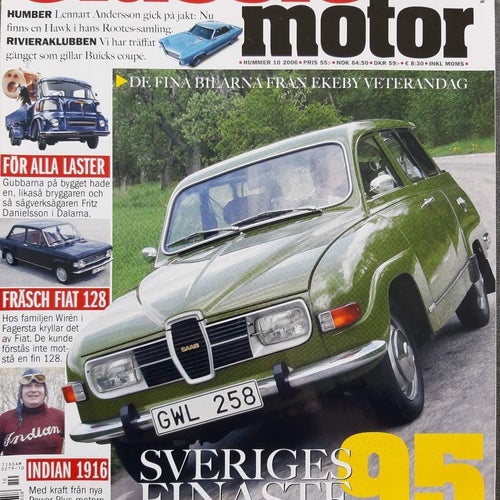 Classic Motor nr 10 2006: Buick Riviera, Fiat 128, Saab 95, Humber Hawk