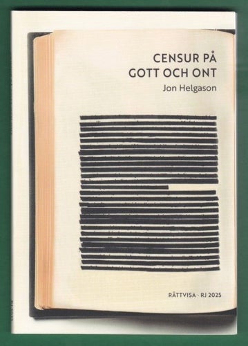 Helgason, Jon: Censur på gott och ont