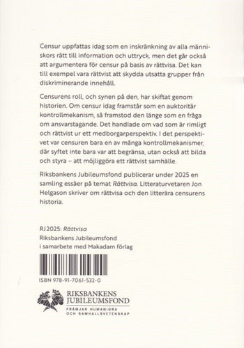 Helgason, Jon: Censur på gott och ont