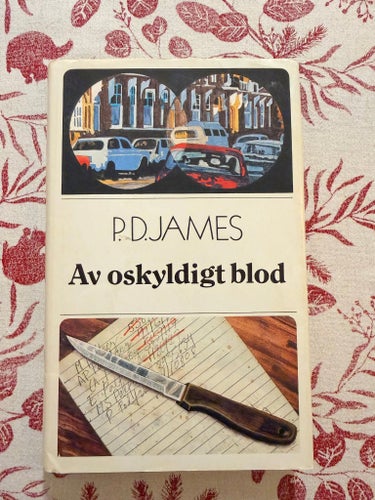 P.D. James - Av oskyldigt blod - Detektivroman - deckare inbunden
