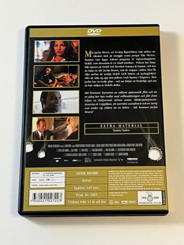 Jackie Brown (Pam Grier och Samuel L. Jackson, 1997). Beg. DVD