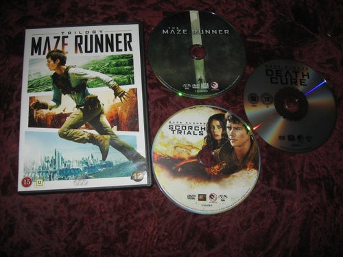 MAZE RUNNER TRILOGY (DYLAN O'BRIEN,KAYA SCODELARIO,THOMAS BRODIE) 3-DISC DVD